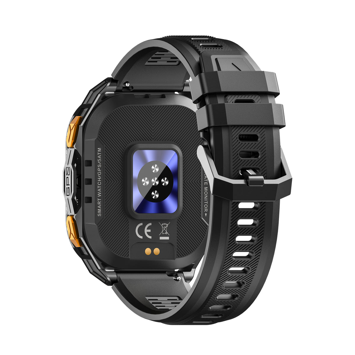 Reloj Inteligente CUBOT GT3 Dual GPS Resistente al Agua 50m AMOLED 1.96'' Correa Acero Llamadas Bluetooth Hombre Deportivo Smartwatch