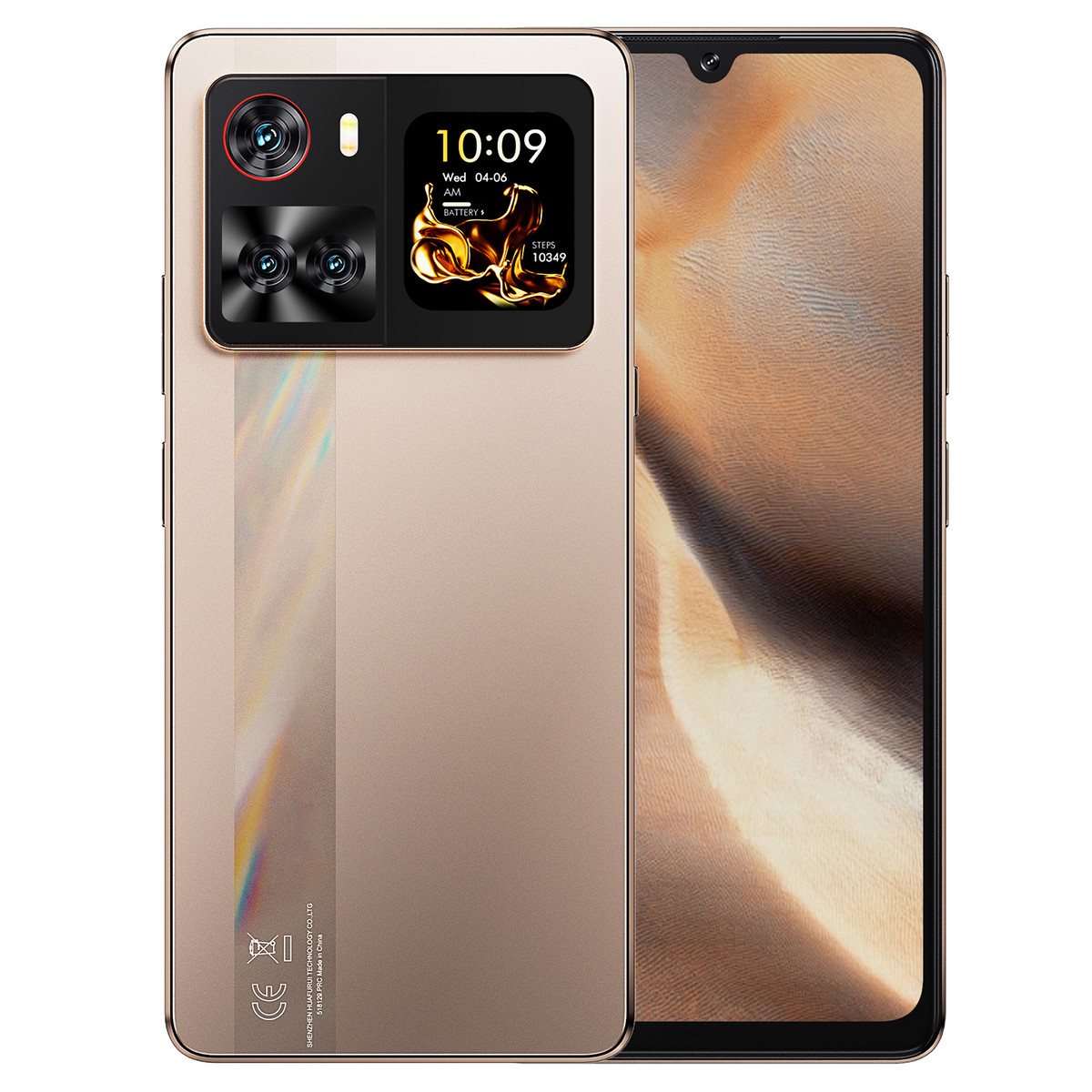 Celular Cubot X100 5g Dual Sim 256 Gb Dorado 8 Gb Ram 120 Hz Android 15