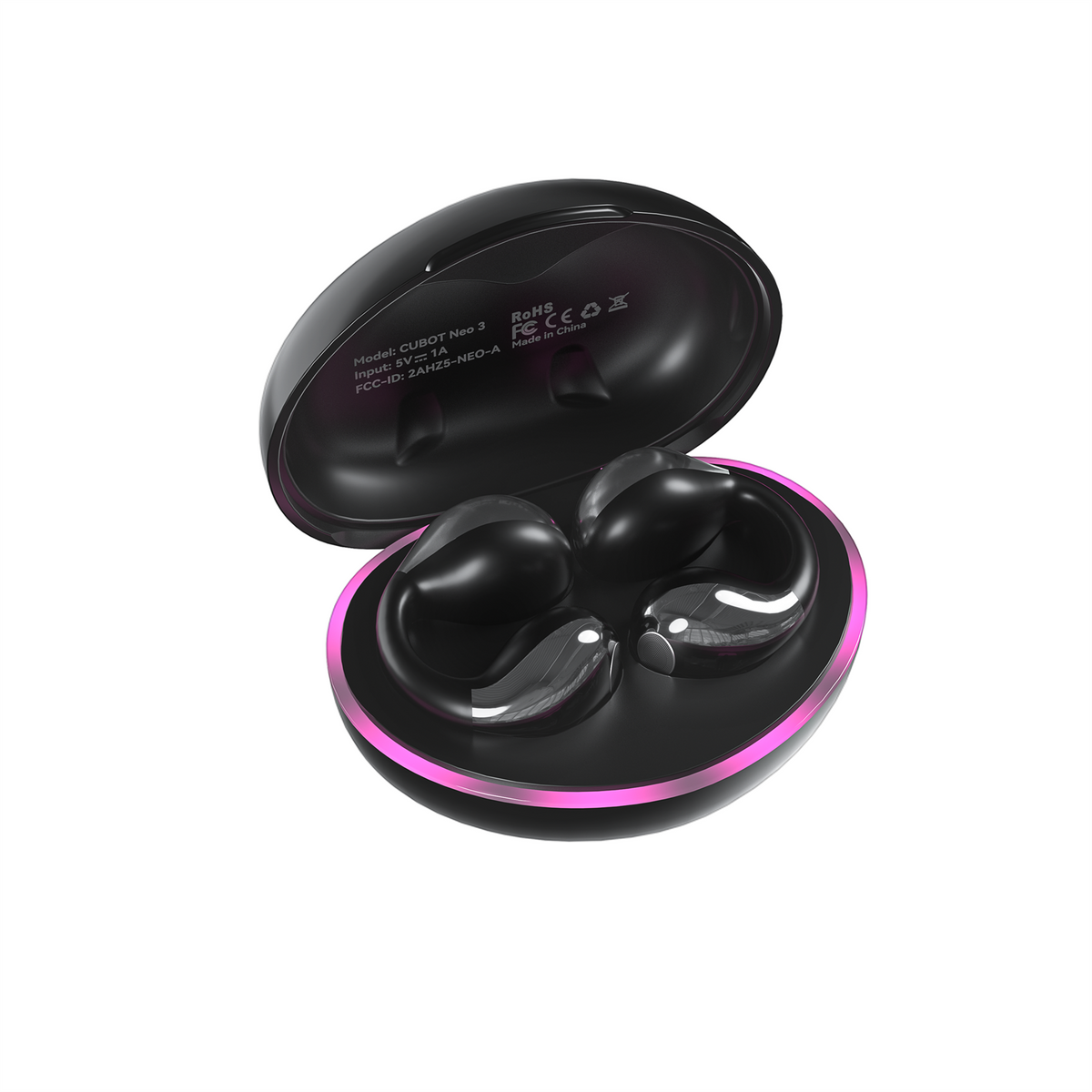 Auriculares Inalámbricos Cubot Neo 3 Clip-en la oreja Bluetooth 6.0 con Luz LED Modo Juego