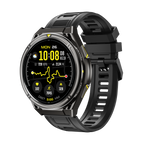 Reloj Inteligente Deportivo Cubot Gt5 Amoled 1.43 Gps Mapas Offline Llamadas Bluetooth 50m Impermeable Hombre Mujer Negro Smartwatch