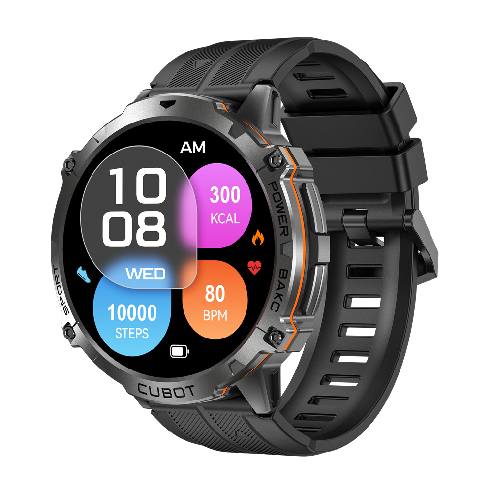 Smartwatch Cubot X3 para Hombre con Llamadas, IA y 100 Días de Batería