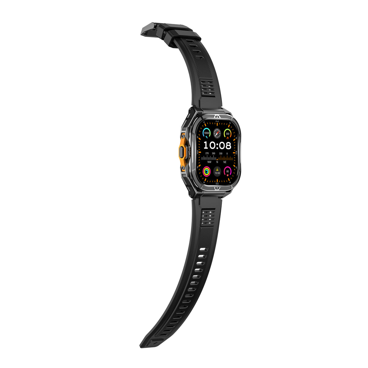Reloj Inteligente CUBOT GT3 Dual GPS Resistente al Agua 50m AMOLED 1.96'' Correa Acero Llamadas Bluetooth Hombre Deportivo Smartwatch