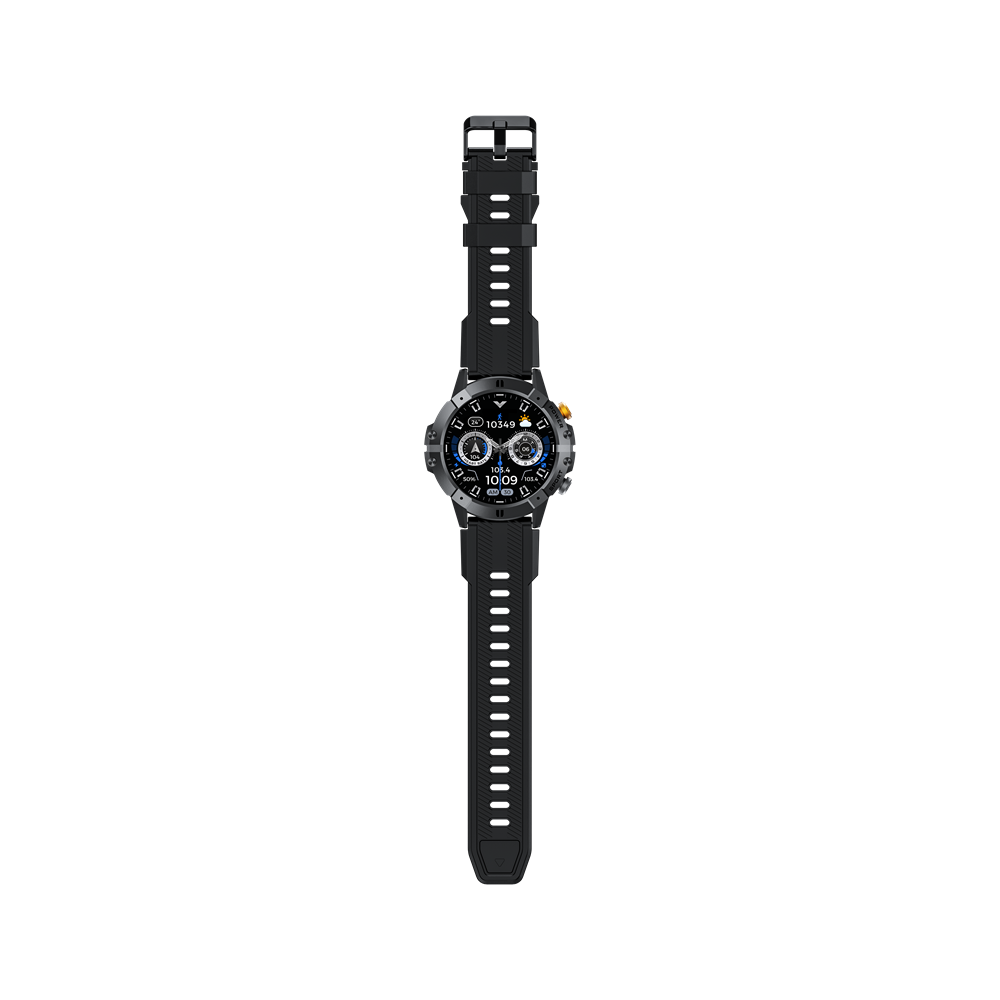 Smartwatch Reloj Inteligente Cubot C29 Resistente Al Agua 10m Llamadas Bluetooth Reloj Militar Negro Mesh