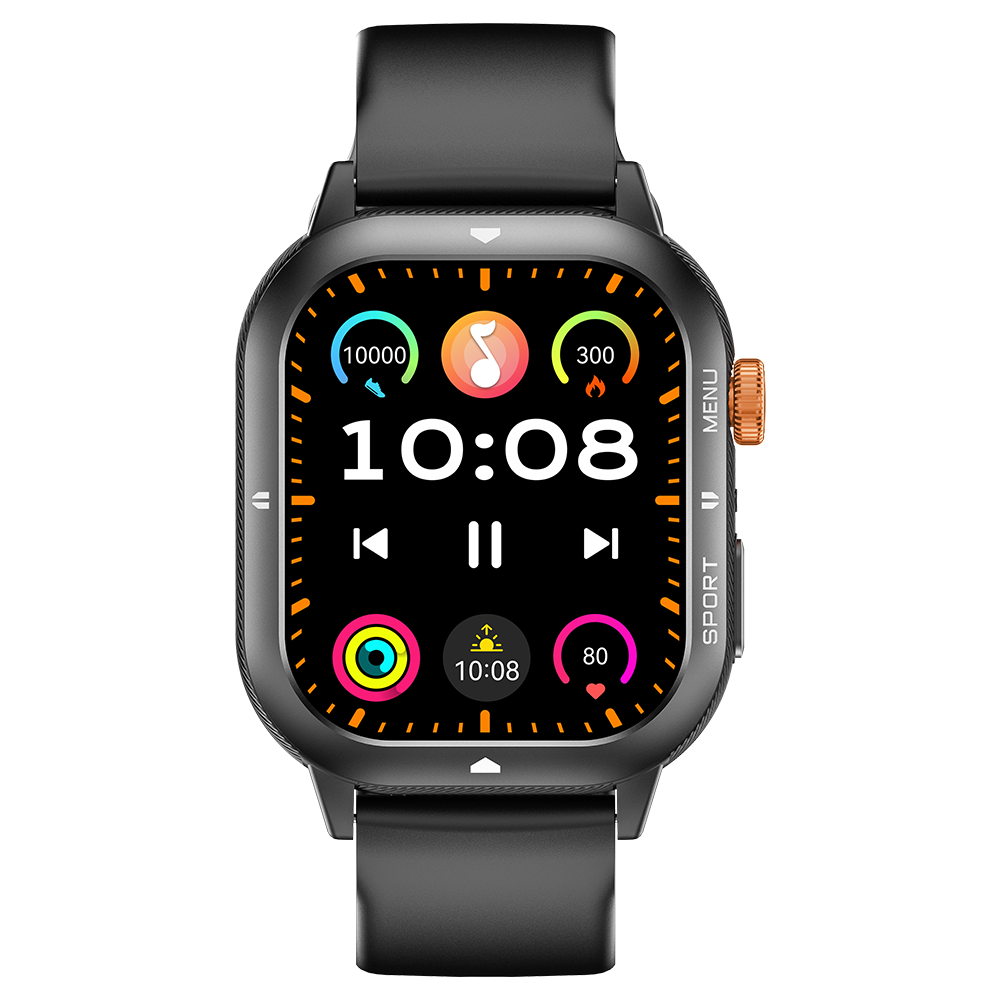 Smartwatch Cubot U1 reloj inteligente Bluetooth Llamadas Impermeable 10m reloj mujer Resistente al agua hasta 10 metros Rosa Dorado