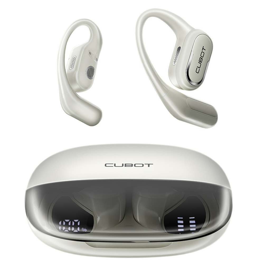Audífonos On-Ear Cubot Vibe R Inalámbricos Bluetooth IPX7 con Micrófono y 45 Horas de Batería Beige