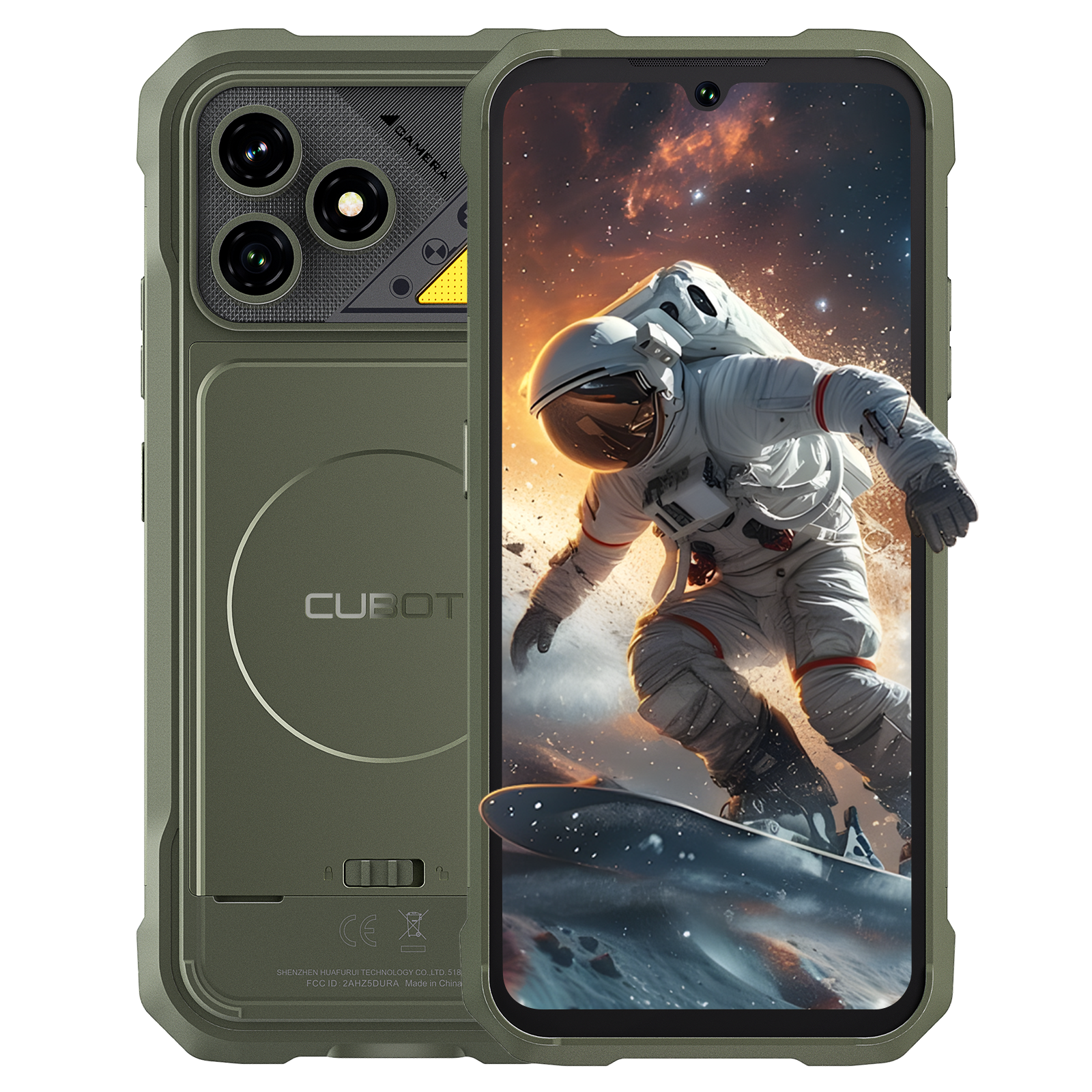 Celular Cubot KingKong Dura Hasta 32GB de RAM+256GB de ROM pantalla de 6.88" 120Hz Android 16